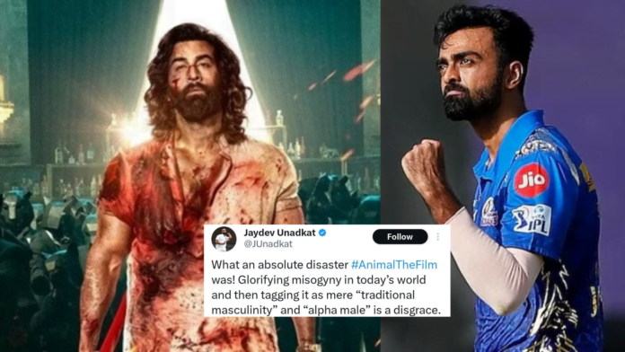 Ranbir Kapoor in Animal IPL's Jaydev Unadkat