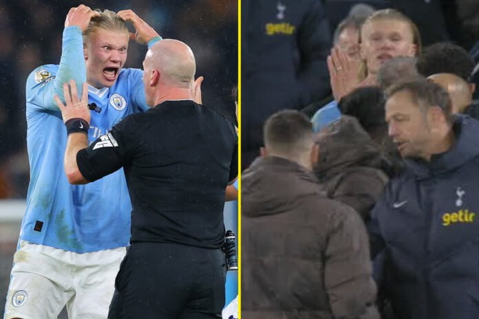 Haaland heated argument with Cooper and Celso Haaland-heated-argument-with-Cooper-and-Celso