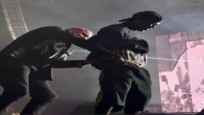 Triple H and Travis Scott Triple H and Travis Scott