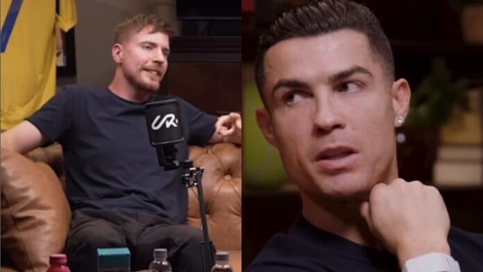 MrBeast and Cristiano Ronaldo