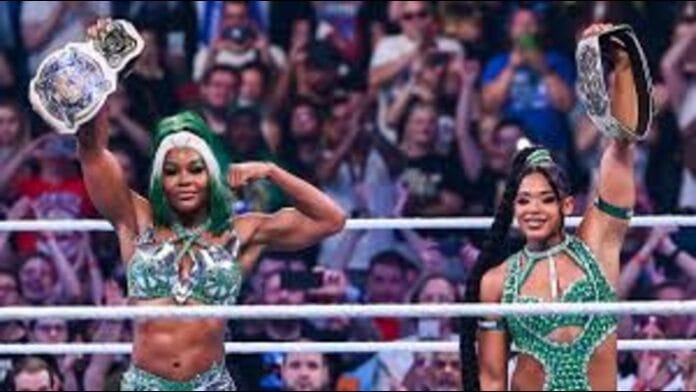 Jade Cargill and Bianca Belair Jade Cargill and Bianca Belair
