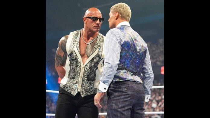 The Rock and Cody Rhodes
