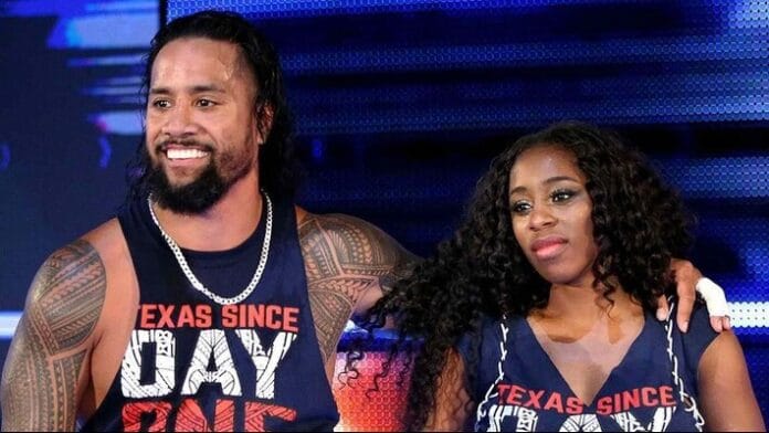 Jimmy Uso and Naomi Jimmy Uso and Naomi