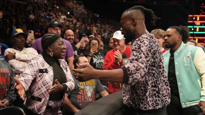 Kofi Kingston and his mother Kofi Kingston and his mother