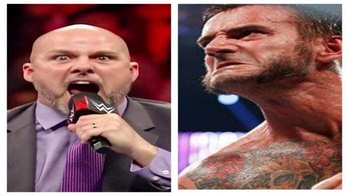 Adam Pearce and CM Punk Adam Pearce and CM Punk