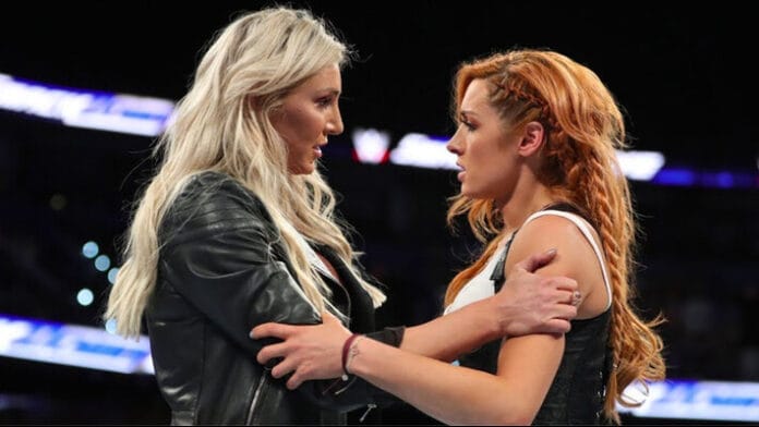 Charlotte Flair and Becky Lynch Charlotte Flair and Becky Lynch