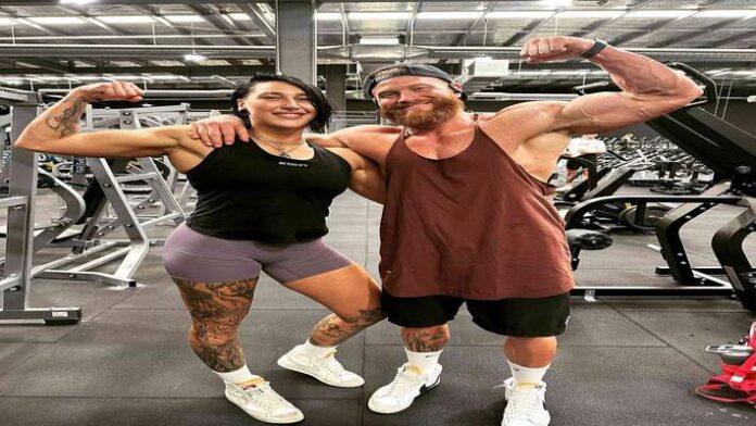 Rhea Ripley and Buddy Matthews Rhea Ripley and Buddy Matthews