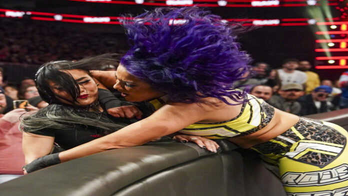 Bayley and Roxanne Perez Bayley and Roxanne Perez