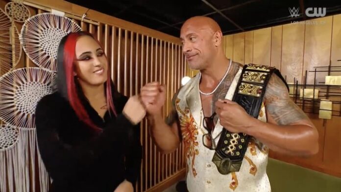 The Rock and Ava Raine The Rock and Ava Raine