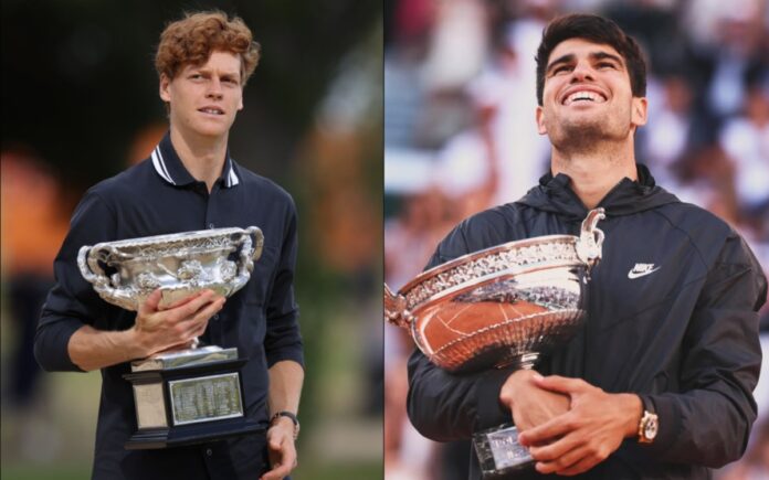 Jannik Sinner and Carlos Alcaraz