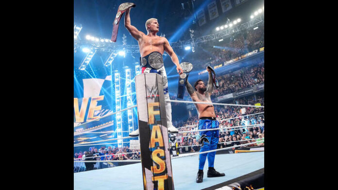 Cody Rhodes and Jey Uso