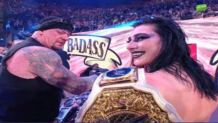 Rhea Ripley and The Undertaker