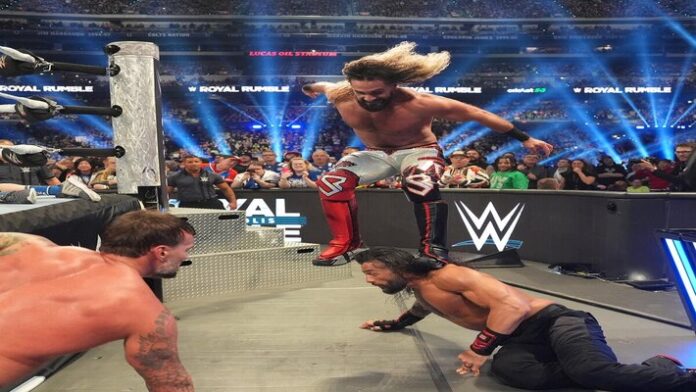 Seth Rollins and Roman Reigns