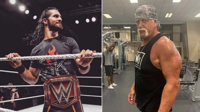 Seth Rollins and Hulk Hogan Seth Rollins and Hulk Hogan