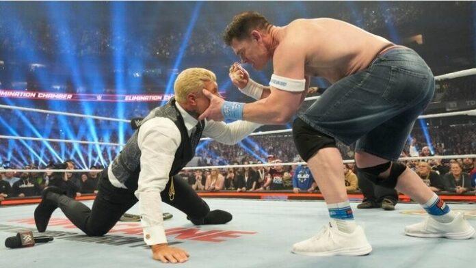 Cody Rhodes and John Cena