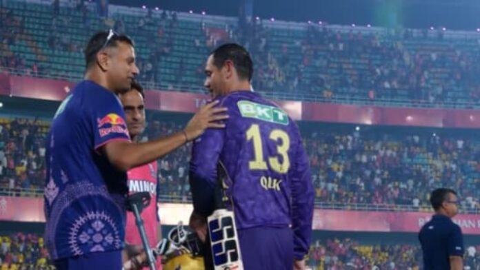 Rahul Dravid and Quinton de Kock