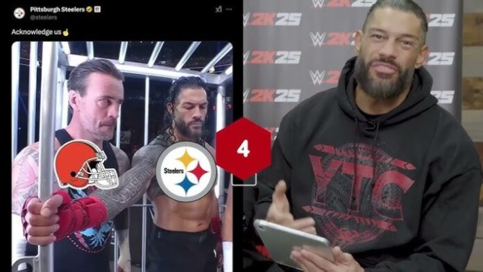 Roman Reigns and CM Punk Roman Reigns and CM Punk