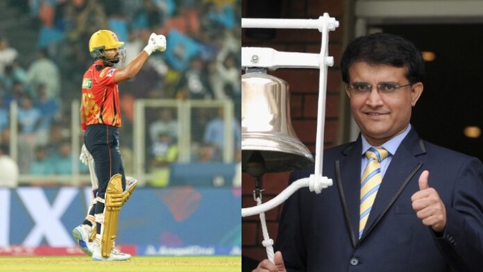 Shreyash Iyer and Sourav Ganguly