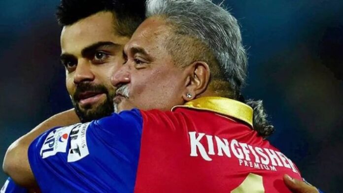 Virat Kohli and Vijay Mallya Virat Kohli and Vijay Mallya
