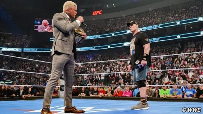 Cody Rhodes and John Cena on SmackDown Cody Rhodes and John Cena on SmackDown