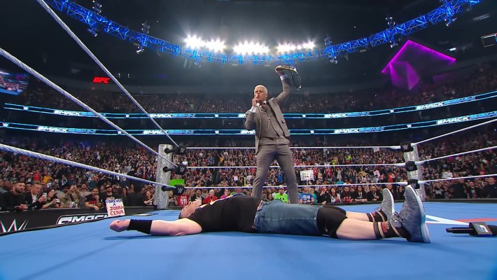 Cody Rhodes and John Cena on SmackDown