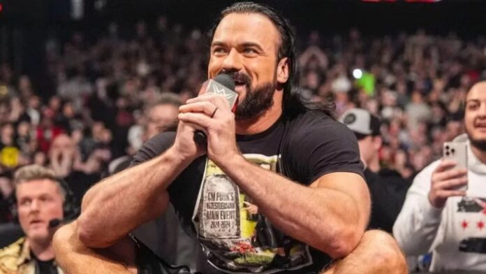 Drew McIntyre on mic Drew McIntyre