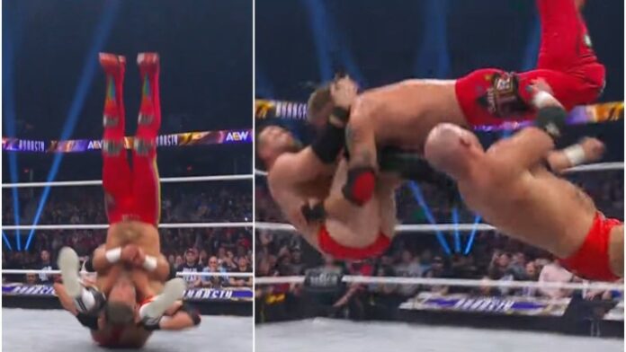 FTR heel turn on Cope FTR heel turn on Cope