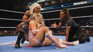 WATCH: Tiffany Stratton suffers wardrobe malfunction, WWE forced to