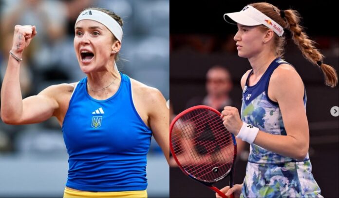 Elina Svitolina and Elena Rybakina