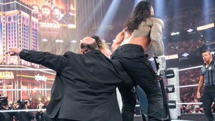 Paul Heyman betrays Roman Reigns Paul Heyman betrays Roman Reigns