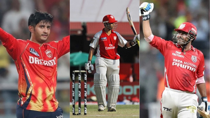 Priyansh Arya, Paul Valthaty and Virender Sehwag