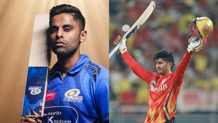 Suryakumar Yadav and Priyansh Arya Suryakumar Yadav and Priyansh Arya