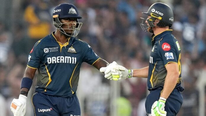 Gujarat Titans Sai Sudarshan and Jos Buttler Gujarat Titans Sai Sudarshan and Jos Buttler