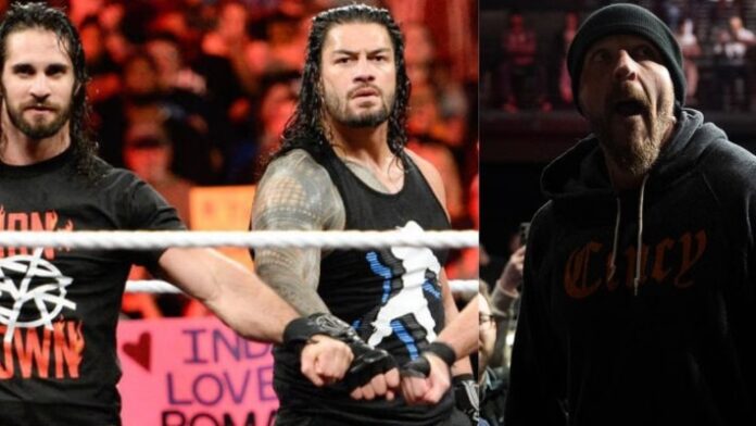 Seth Rollins, Roman Reigns and Jon Moxley Seth Rollins, Roman Reigns and Jon Moxley