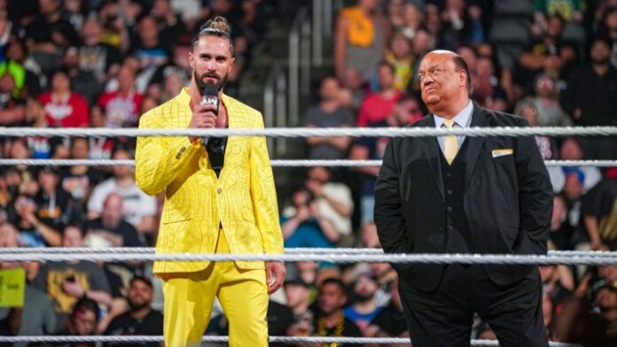 Seth Rollins and Paul Heyman Seth Rollins and Paul Heyman