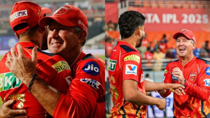 Shreyas Iyer and Punjab Kings coach Ricky Ponting