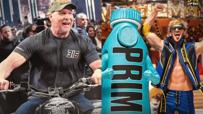 Stone Cold Steve Austin and Logan Paul Stone Cold Steve Austin and Logan Paul