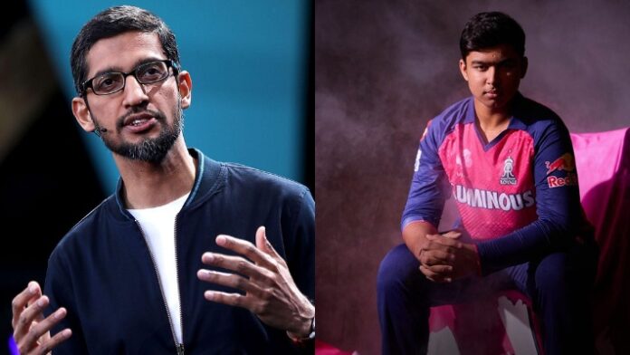Sundar Pichai and Vaibhav Suryavanshi