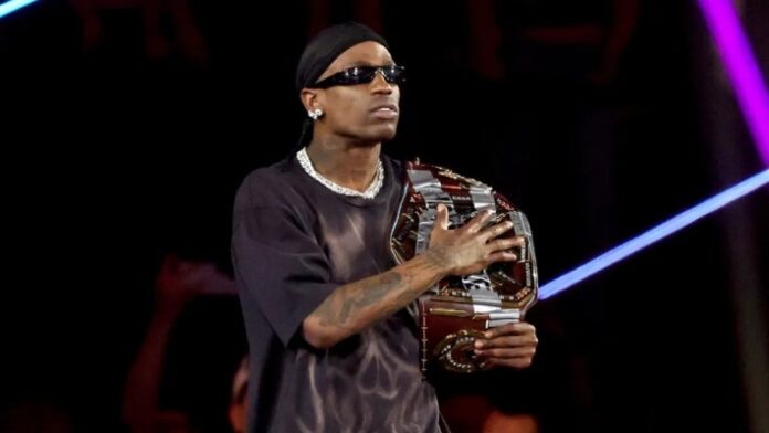 Travis Scott at WrestleMania 41 Travis Scott at WrestleMania 41