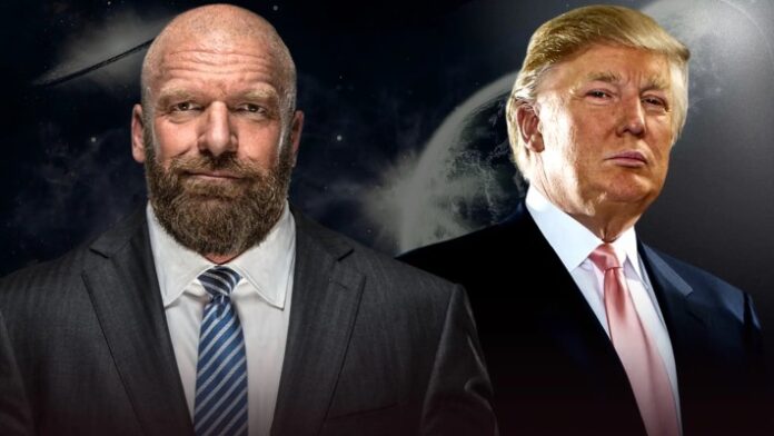 Triple H and Donald Trump Triple H and Donald Trump