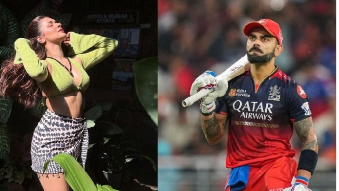 Avneet Kaur and Virat Kohli Avneet Kaur and Virat Kohli