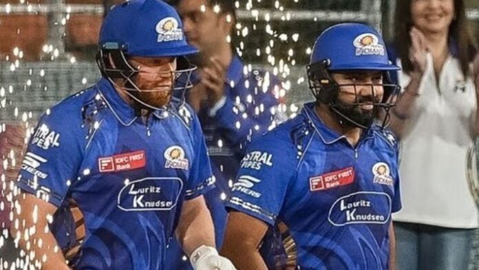 Mumbai Indians Jonnny Bairstow and Rohit Sharma Mumbai Indians Jonnny Bairstow and Rohit Sharma