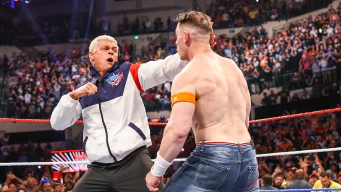 Cody Rhodes and John Cena Cody Rhodes and John Cena
