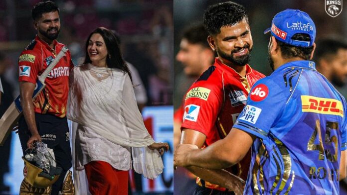 Punjab Kings Shreyas Iyer and Rohit Shrama