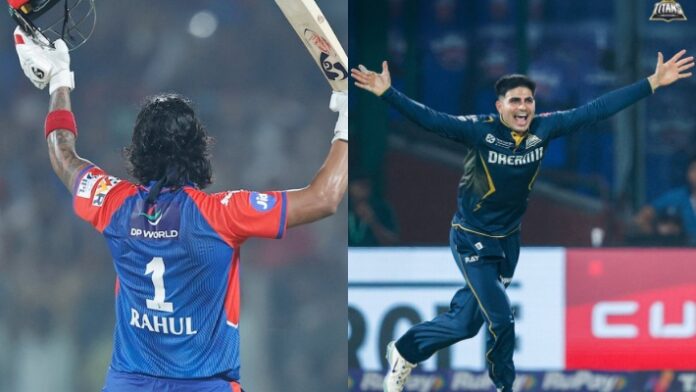 Delhi Capitals KL Rahul and Gujarat Titans Shubman Gill Delhi Capitals KL Rahul and Gujarat Titans Shubman Gill