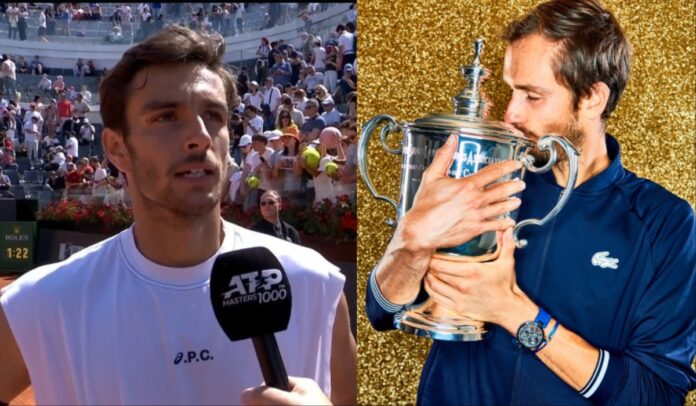 Lorenzo Musetti and Daniil Medvedev