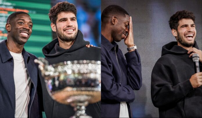 Ousmane Dembélé and Carlos Alcaraz