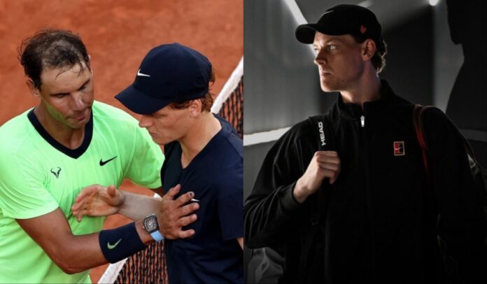Rafael Nadal and Jannik Sinner