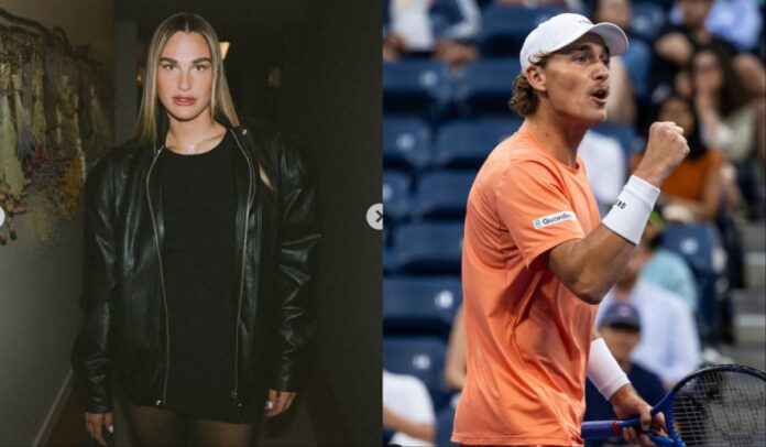 Aryna Sabalenka and Max Purcell