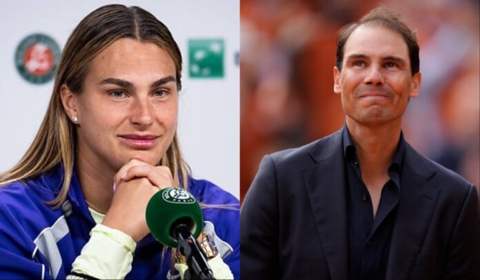 Aryna Sabalenka and Rafael Nadal